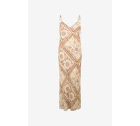 Roberto Cavalli Vestido Lencero Con Estampado Persian Tarot - Female Ropa Shifting Sand 44