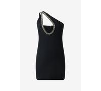 Roberto Cavalli Vestido Mini Con Escote Estilo Joya - Female Negro 44