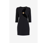 Roberto Cavalli Vestido Mini Just Cavalli Con Abertura - Female Ropa Negro 38