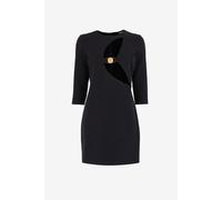 Roberto Cavalli Vestido Mini Just Cavalli Con Abertura - Female Ropa Negro 44