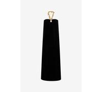 Roberto Cavalli Vestido Negro De Terciopelo Con Collar - Female Nero 40