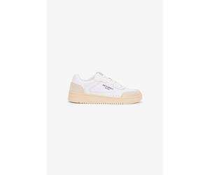 Roberto Cavalli Zapatillas Blancas De Piel Con Inserciones Beis - Male Zapatos White 45