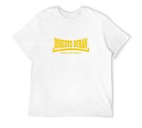 Roberto Duran Manos De Piedra Boxing Men's T-Shirt Unisex White Cotton Hip Hop Print tee Shirts S