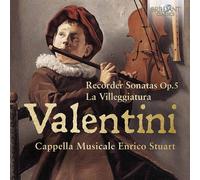 Roberto Valenti Valentini: Recorder Sonatas, Op. 5/La Vil (CD) (Importación USA)