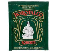 Roberts Borotalco - Polvo de talco muy fino natural - Bolsa de 120 g