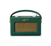 Roberts Revival Uno BT Dab+/FM/Bluetooth Radio Portátil Reloj Despertador, Verde Oscuro