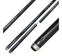 Robertson Carbon Break & Jump HiPower - Taco profesional de 2 piezas, así como Break/Jump 3 piezas, de carbono, potencia máxima y precisión, punta de rotura de 13 pulgadas, rosca de unión rápida