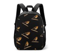 Robin Bird on Wood - Mochila de viaje con correas ajustables para uso diario, para mujeres y hombres