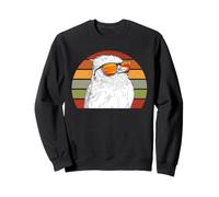 Robin Bird retro con gafas de sol Vintage Sunset Birdwatching Sudadera