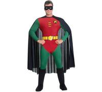 Robin Clásico Adulto con Licencia Oficial Superhéroe Batman para Hombre Disfraz