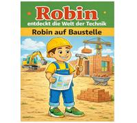 Robin entdeckt die Welt der Technik: Robin auf der Baustelle