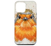 Robin Europeo Colorido Splash Carcasa para iPhone 12 Pro MAX