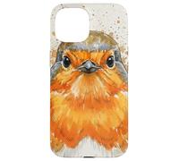 Robin Europeo Colorido Splash Carcasa para iPhone 15