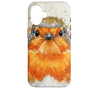 Robin Europeo Colorido Splash Carcasa para iPhone 16