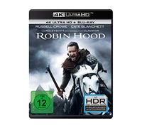 Robin Hood – Crowe Russell Blanchett – 4K Ultra‑HD y Blu‑ray 2D – 4K UHD Blu‑ray