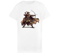 Robin Hood Camiseta Infantil Básica Algodón Blanca Basic Cotton White Children's T-Shirt