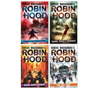 Robin Hood Series Volume 6-9 by Robert Muchamore 4 Books Collection Set (Bandits, Dirt Bikes & Trash, Prisons, Parties & Powerboats, Ballots, Blasts & Betrayal And Fury, Fire & Frost)