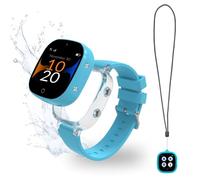 Robin K2 Reloj GPS para Niños con Llamadas y SIM Preactivada, Sin Redes Sociales Ni Juegos, Azul