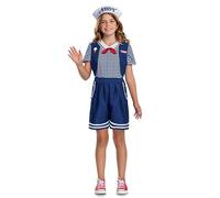 Robin Scoops - Disfraz oficial de Stranger Things para Halloween con sombrero, talla infantil (7-8)
