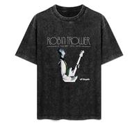 Robin Trower at The BBC 1973-1975 Anime Men's T-Shirt Unisex Black Men Tees L