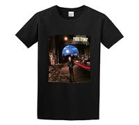 Robin Trower In The Line of Fire Men's T-Shirt Unisex Black Cotton Hip Hop Print tee Shirts M