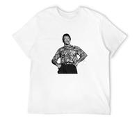 Robin Williams Men's T-Shirt Unisex White Cotton Hip Hop Print tee Shirts XXL
