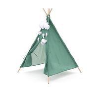 Robincool Tipi Infantil Montesori Kaplana 80x80x110 cm Plegable Uso Interior y Exterior Fabricado en Tela Verde