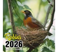 Robins 2026 Calendar: Cheerful signs of spring in vibrant plumage