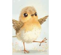 Robins Notebook: Journal with 160 Blank Plain Unruled Cream Pages for Sketching, Notes, Thoughts, Ideas, Creativity, Students, Office and Nature Observations | 6" x 9" | Softcover or Hardcover