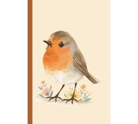 Robins Notebook: Journal with 160 Blank Plain Unruled Cream Pages for Sketching, Notes, Thoughts, Ideas, Creativity, Students, Office and Nature Observations | 6" x 9" | Softcover or Hardcover
