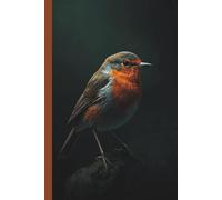 Robins Notebook: Journal with 160 Blank Plain Unruled Pages for Sketching, Notes, Thoughts, Ideas, Creativity, Students, Office and Nature Observations | 6" x 9" | Softcover or Hardcover