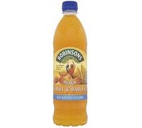 Robinsons Fruta de melocotón y cebada 8x1L Sug Free