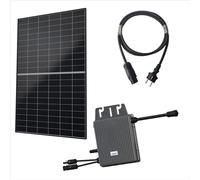 Robinsun® Kit solar Performance 400 Wall | 1x 470 Wp Panel solar Aiko 2P + Microinversor Tsun 400W + 1x Fijación + Cable 3m + Fijación para microinversor