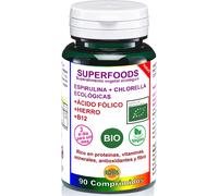 Ro spirulin Chlorella +Acido Folico+Hierro+B12 90Comp