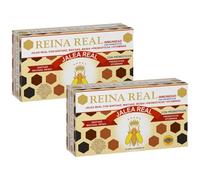 Robis Jalea Real Inmunidad - Pack Ahorro 2 x 20 Ampollas - Complemento Alimenticio con Shiitake, Maitake, Reishi, Probióticos y Vitaminas - Contribuye al Sistema Inmunológico