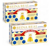 Robis Reina Real Defensas Jalea Real - Pack Ahorro 2 x 20 Ampollas - Complemento Alimenticio con Jalea Real, Propóleo, Equinácea y Vitamina C - Para Reforzar el Sistema Inmunitario y Recuperar Energía