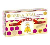 Robis Reina Real Memoria 20 Ampollas de 10ml - Jalea Real con Fósforo, Lecitina de Soja y Vitaminas B - Suplemento para la Concentración, Memoria y Rendimiento Intelectual