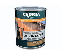ROBLE Lasur protector madera exterior al agua Cedria Dekor Lasur 750 ml