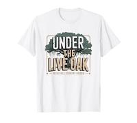 Roble Vivo Texas Hill Country Centro De Camiseta