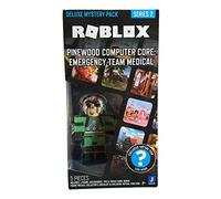 Roblox Deluxe Mystery Pack Figura de acción Serie 1 - Incluye artículo virtual exclusivo (elegir figura) (equipo médico de emergencia)