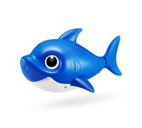 Robo Alive Junior Baby Shark Battery-Powered Sing and Swim Bath Toy by ZURU (Blue Daddy Shark)