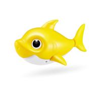 Robo Alive Junior Baby Shark Battery-Powered Sing and Swim Bath Toy by ZURU (Yellow Baby Shark)