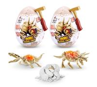 Robo Alive Mini Dino Fossil Find (2 Pack, Mosasaur & Triceratops)
