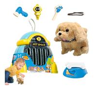 Robô de Pelúcia Interativo | Animal de Estimação Eletrónico Realista que Anda | Animal Interactivo Que Camina | Para Niños Niñas Familia Amigos Jóvenes Adolescentes Cumpleaños Navidad Días Festivos