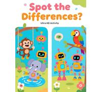 Robo-Detectives: Spot the Difference Activity Book for Boys & Girls