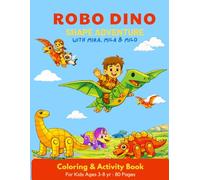 ROBO DINO SHAPE ADVENTURE: Shape Adventure Coloring & Activity Book