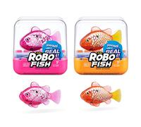 Robo Fish Serie 3 Pez Nadador robótico, Juguete de baño (2 Pack, Rosa y Dorado)