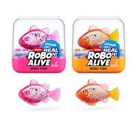 Robo Fish Serie 3 Pez Nadador robótico, Juguete de baño (2 Pack, Rosa y Dorado)