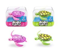 Robo Turtle Tortuga de natación robótica (paquete de 2, verde y rosa)