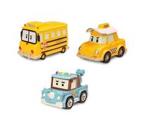Robocar Poli Diecasting Set : Cab, School-B, Spooky (Non-transformer) by SilverLit